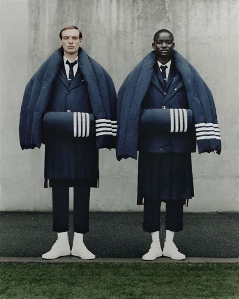 thom browne stripes adidas